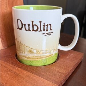 Starbucks Dublin Mug - Cream and Green